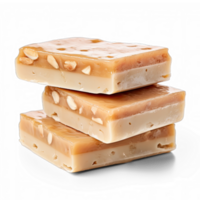 Turron isolated on transparent background png