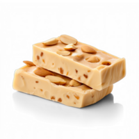 Turron isolated on transparent background png