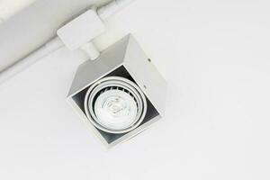 Ceiling down light LED box modern desing lamp decorated in office building photo