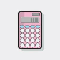 calculator flat icon logo design vector