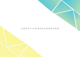 geometry gradient colorful background design vector