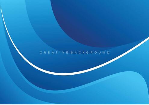abstract blue wave background design gradient color vector