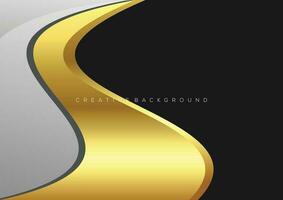 luxury frame wave background design vector