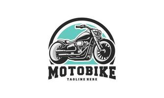 Motorcycle club logo design vector. Motorcycle logo illustration isolated. vector