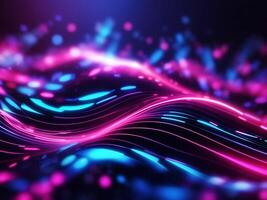 abstract malti color wavy background photo