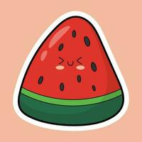 cute watermelon vector