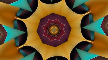 3D kaleidoscope mandala, Abstract background, Beautiful art colorful Pattern, 3D animation visual energy, 3D Mandala, Pattern Video, Seamless VJ loop, Colorful Animation Pattern Background 4K Video