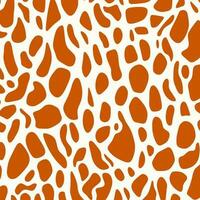 Giraffe print pattern vector