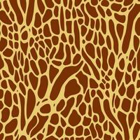 Giraffe print pattern vector