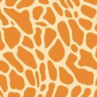 Giraffe print pattern vector