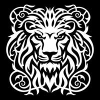 Vector lion celtic knot