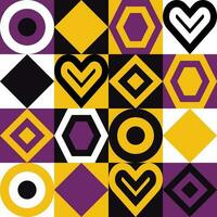 Modern abstract geometric colorful shape illustration vector