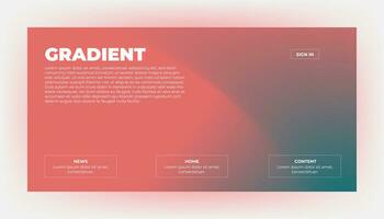 Modern Background Design with Gradient and Minimalist Gradient Background with geometric shapes for Website design, landing page, wallpaper, banner, poster, flyer, and presentation vector