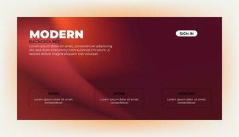 Modern Background Design with Gradient and Minimalist Gradient Background with geometric shapes for Website design, landing page, wallpaper, banner, poster, flyer, and presentation vector