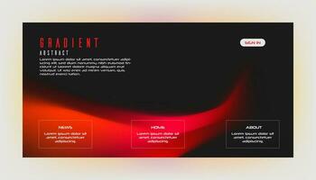 Modern Background Design with Gradient and Minimalist Gradient Background with geometric shapes for Website design, landing page, wallpaper, banner, poster, flyer, and presentation vector