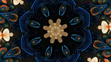 3D kaleidoscope mandala, Abstract background, Beautiful art colorful Pattern, 3D animation visual energy, 3D Mandala, Pattern Video, Seamless VJ loop, Colorful Animation Pattern Background 4K Video