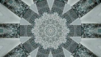 3d Kaleidoskop mandala, abstrakt Hintergrund, schön Kunst bunt Muster, 3d Animation visuell Energie, 3d mandala, Muster Video, nahtlos vj Schleife, bunt Animation Muster Hintergrund 4k Video