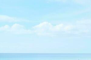 clouds in the blue sky photo