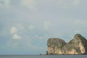 beautiful island in the sea photo