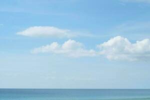 clouds in the blue sky photo