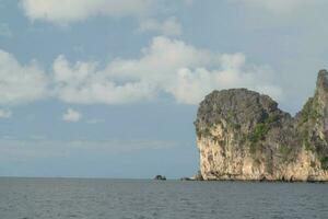 beautiful island in the sea photo