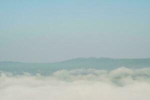 clouds in the blue sky photo