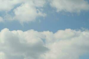 clouds in the blue sky photo