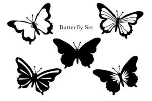 Butterfly Set icon illustration art for Customer png transparant or eps vector