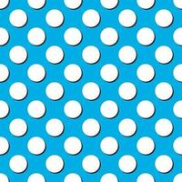 Polka dot seamless pattern, light blue polka dot vector background.