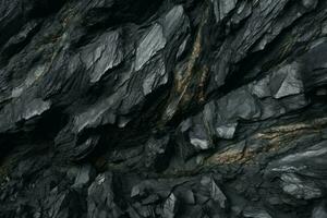Coal texture background. Generate Ai photo