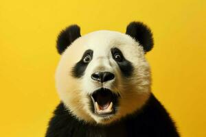 Panda animal. Generate Ai photo