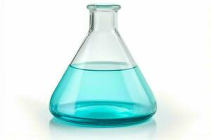 Laboratory flask chemical. Generate Ai photo