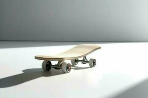 Penny wood skateboard. Generate Ai photo