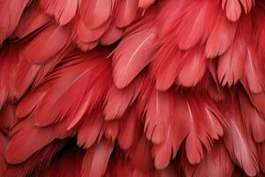 rojo pluma paloma. generar ai foto