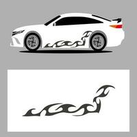 car vector art decal. stripes car decal. sticker car decal