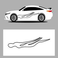 car vector art decal. stripes car decal. sticker car decal