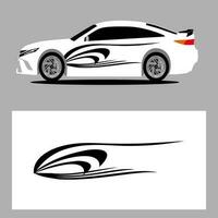 car vector art decal. stripes car decal. sticker car decal