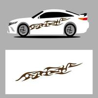 car vector art decal. stripes car decal. sticker car decal