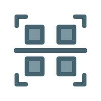 QR code scanning barcode icon. barcode scanner for pay, web, mobile app, promo. Vector illustration.