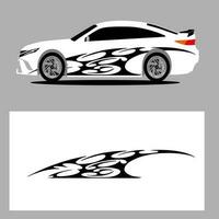 car vector art decal. stripes car decal. sticker car decal