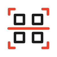 QR code scanning barcode icon. barcode scanner for pay, web, mobile app, promo. Vector illustration.