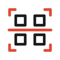 QR code scanning barcode icon. barcode scanner for pay, web, mobile app, promo. Vector illustration.