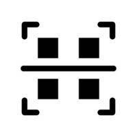 QR code scanning barcode icon. barcode scanner for pay, web, mobile app, promo. Vector illustration.
