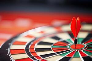 dart in the center. photo