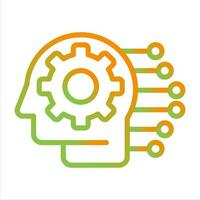 Machine Learning Vector Icon