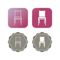 Bedroom Chair Vector Icon