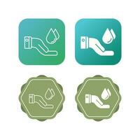 Save Water Vector Icon