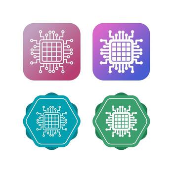 Processor Vector Icon