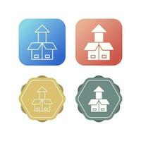 Open Box Vector Icon