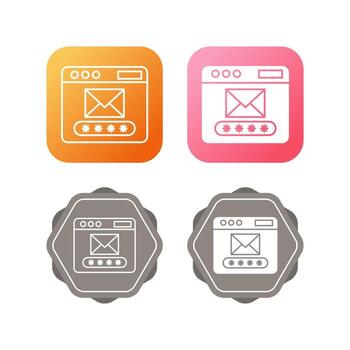 Mail Code Vector Icon